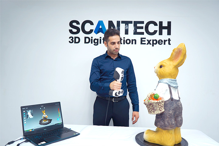 Experience Invisible light 3D Scanning