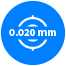 Accuracy 0.020 mm Accuracy 0.020 mm